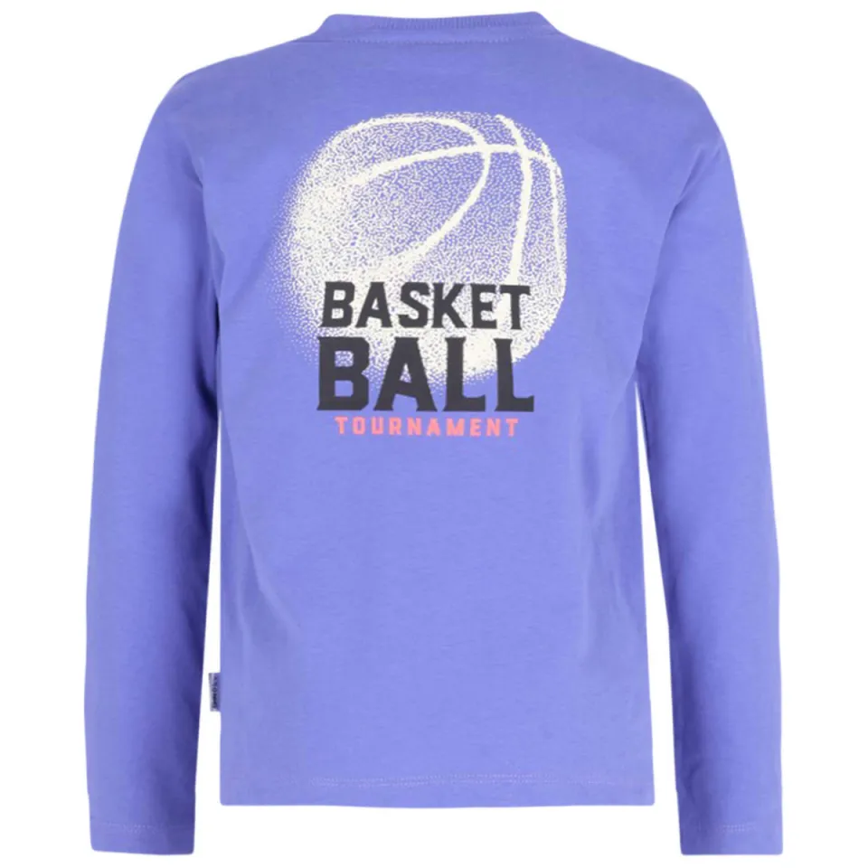 B.Nosy rechtvallende longsleeve met backprint blauw, foto 3