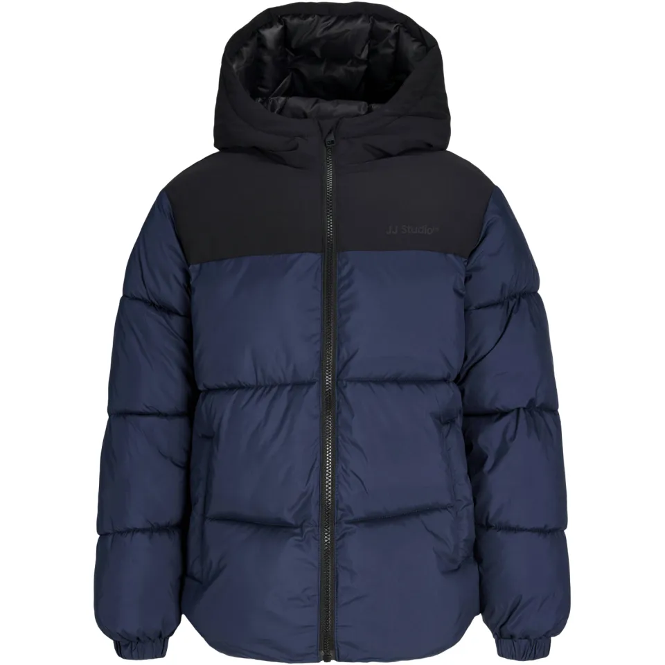 Jack & Jones Raze puffer winterjas donkerblauw donkerblauw / zwart, foto 2