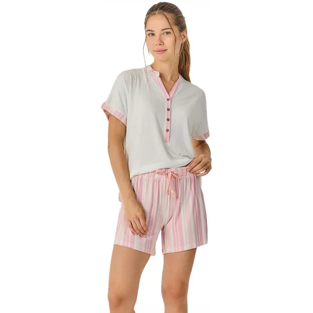 J&J Brothers JJB29 pyjamaset multicolour Wit