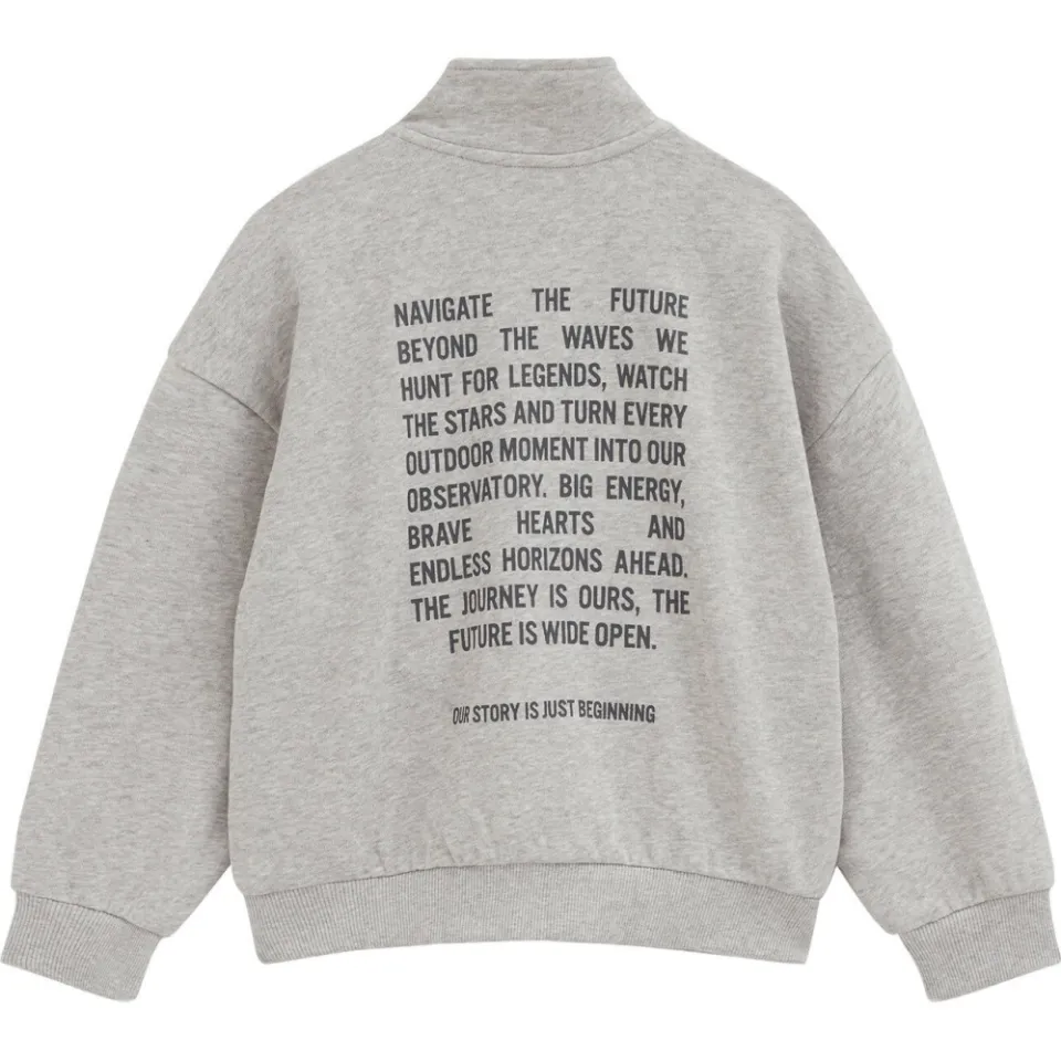 WE Fashion sweat schipperstrui met backprint - grijs, foto 4