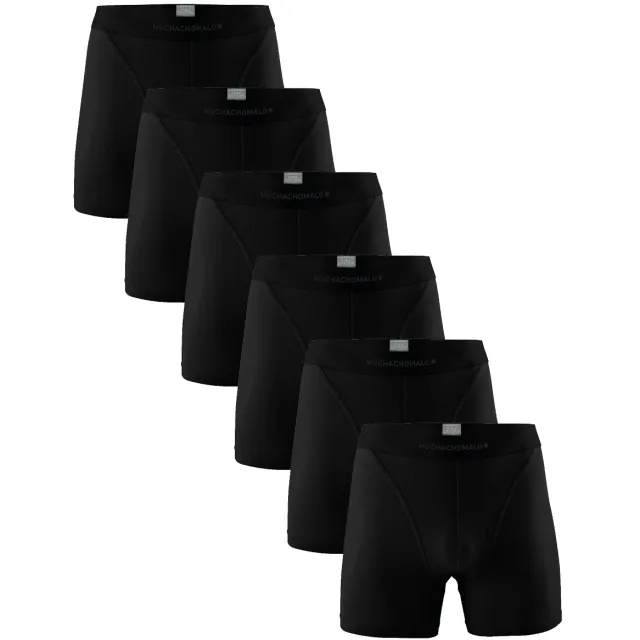 Muchachomalo Heren 6-pack Boxershorts Pima Cotton Veelkleurig