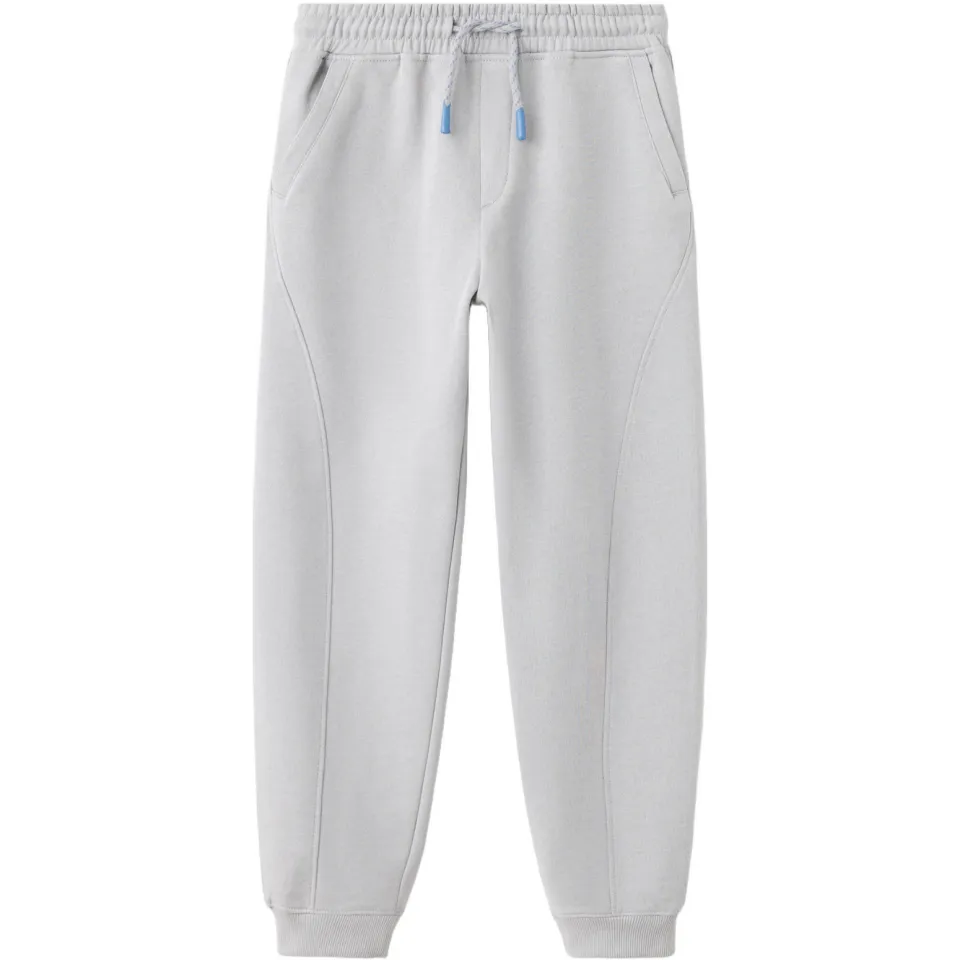 Mango Kids joggingbroek grijs melange, foto 2