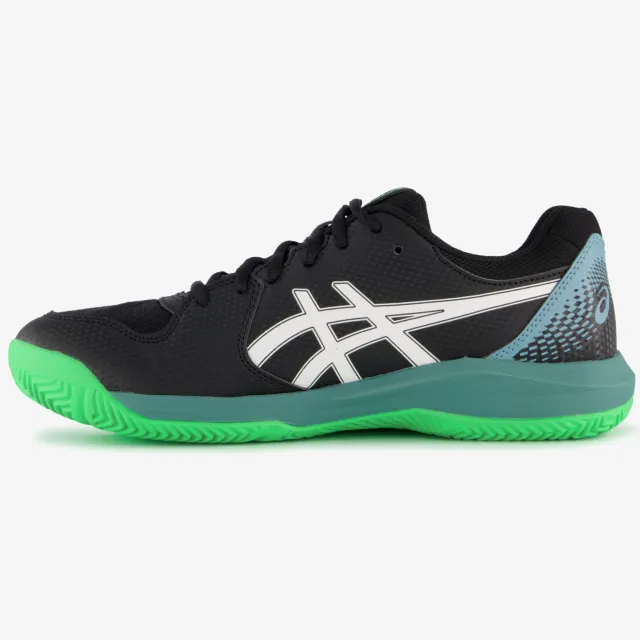 Asics Gel-Dedicate 8 heren padelschoenen zwart groen, foto 2