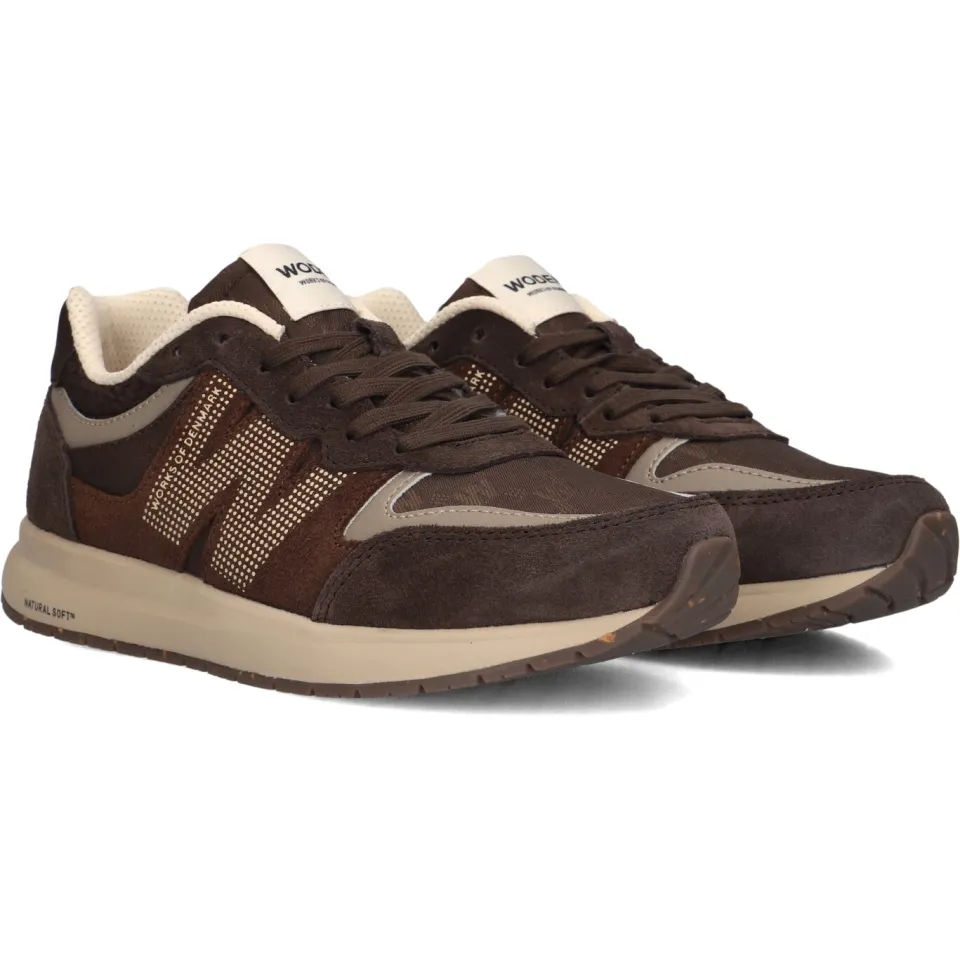 Woden Sneakers Rigmor Heritage Bruin, foto 2