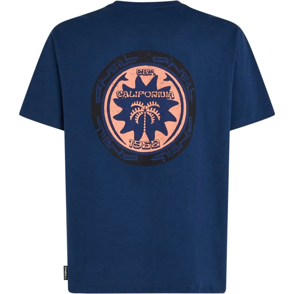 O'Neill Slub Back Print T-shirt donkerblauw, foto 4