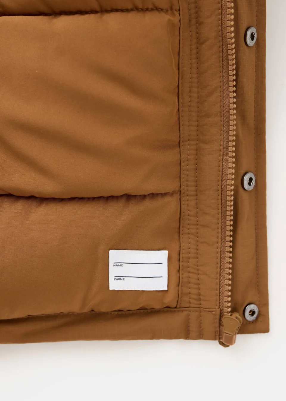 Mango Kids winterparka - bruin, foto 5