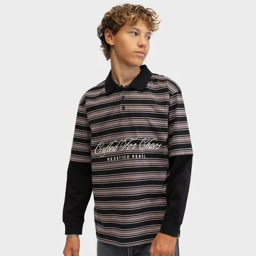 Redefined Rebel gestreepte longsleeve zwart, foto 5