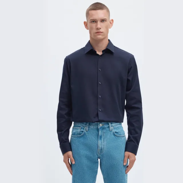 Selected slim fit overhemd met mouwlengte 7 SLHSLIM sky captain