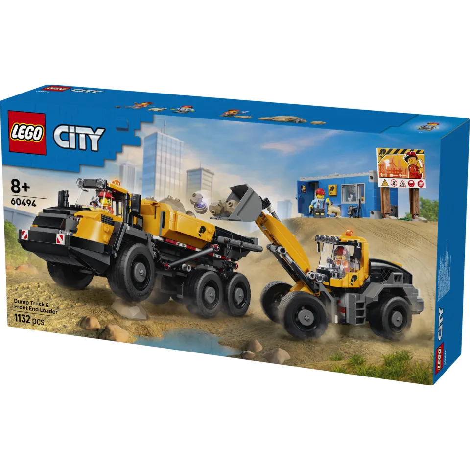 Lego City Kiepwagen en voorlader 60494, foto 4