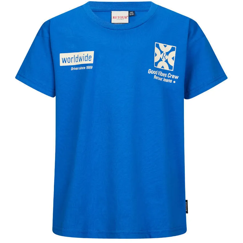 Retour Jeans t-shirt blauw, foto 2