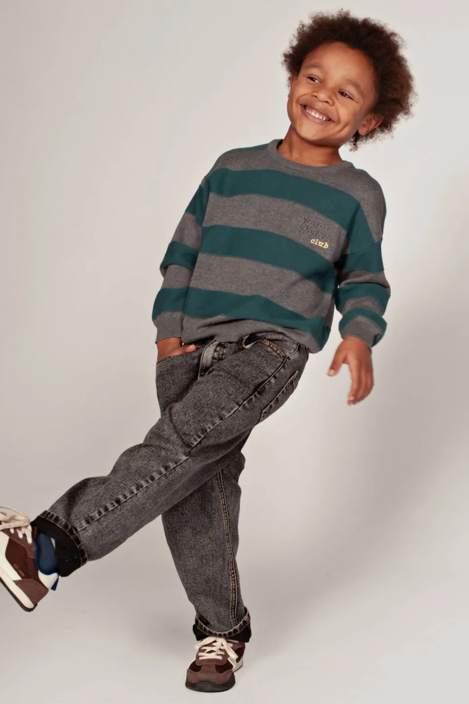 Sturdy loose fit jeans Winter Denims Grey denim, foto 8