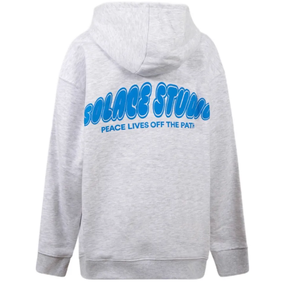 Shoeby hoodie met backprint grijs melange, foto 3