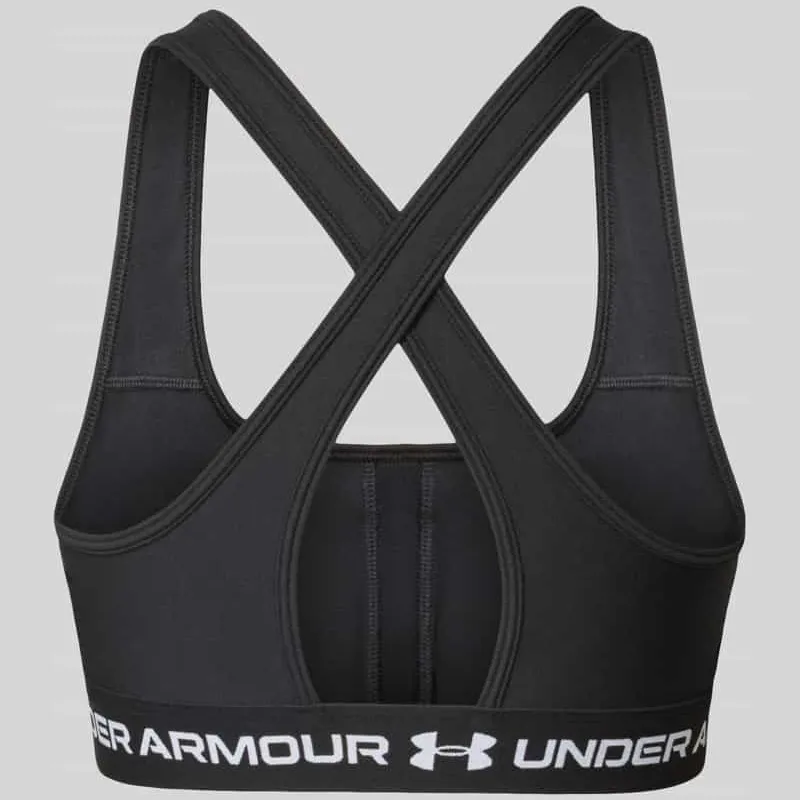 Under Armour Crossback Mid sportbeha zwart, foto 2