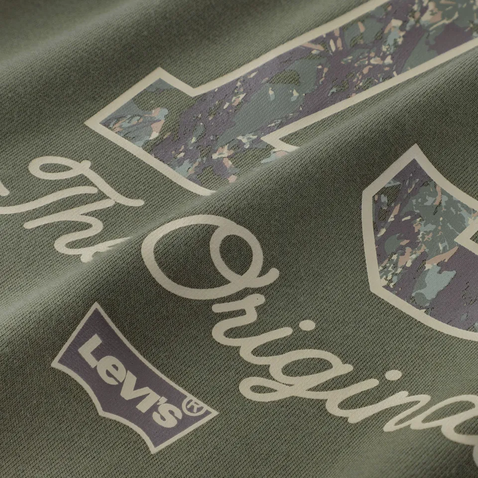 Levi's Kids longsleeve met backprint olijfgroen, foto 6