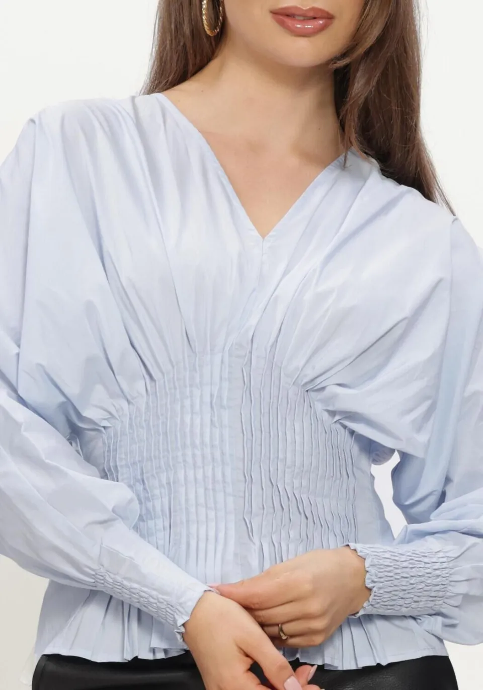 Notre-V NV-isel blouse lichtblauw, foto 4