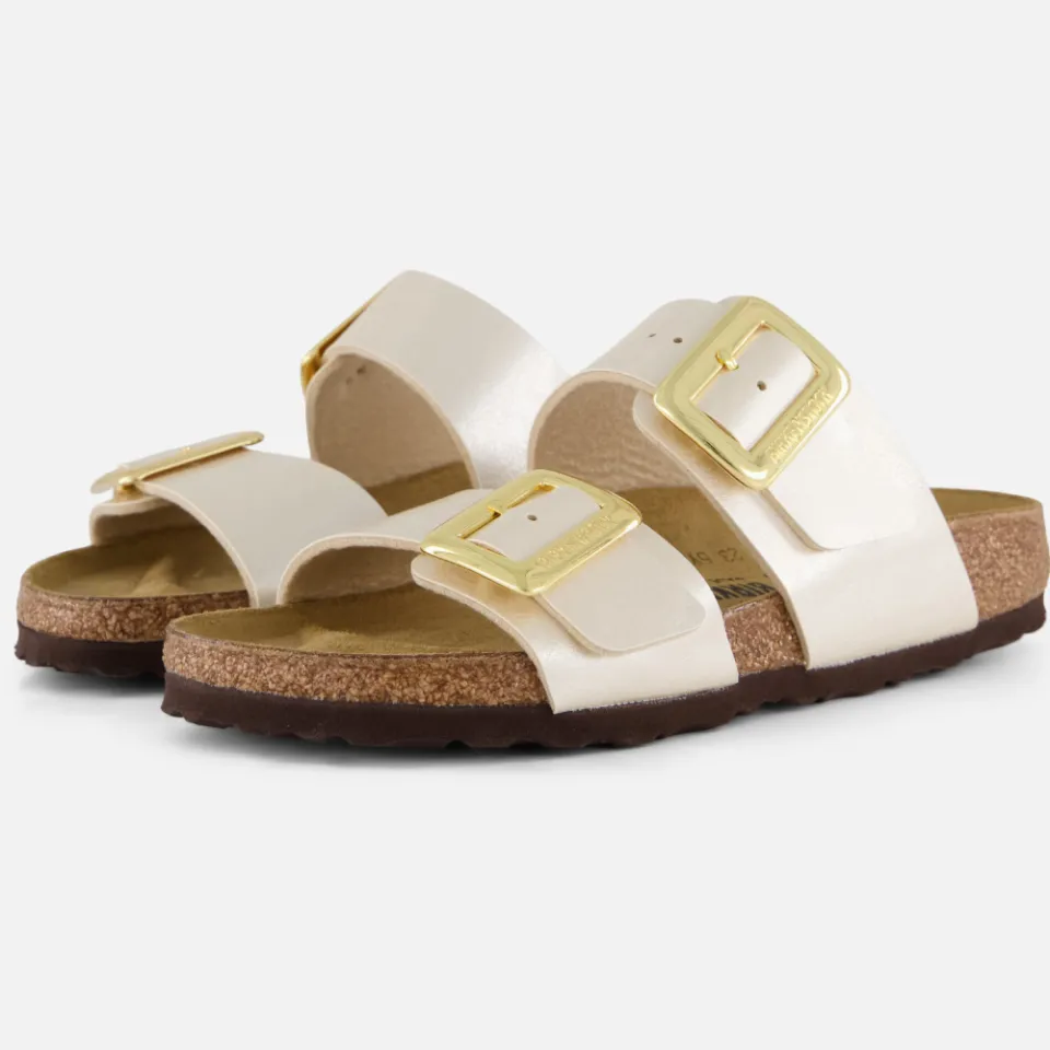 Birkenstock Sydney Cushion Buckle slipper wit, foto 2