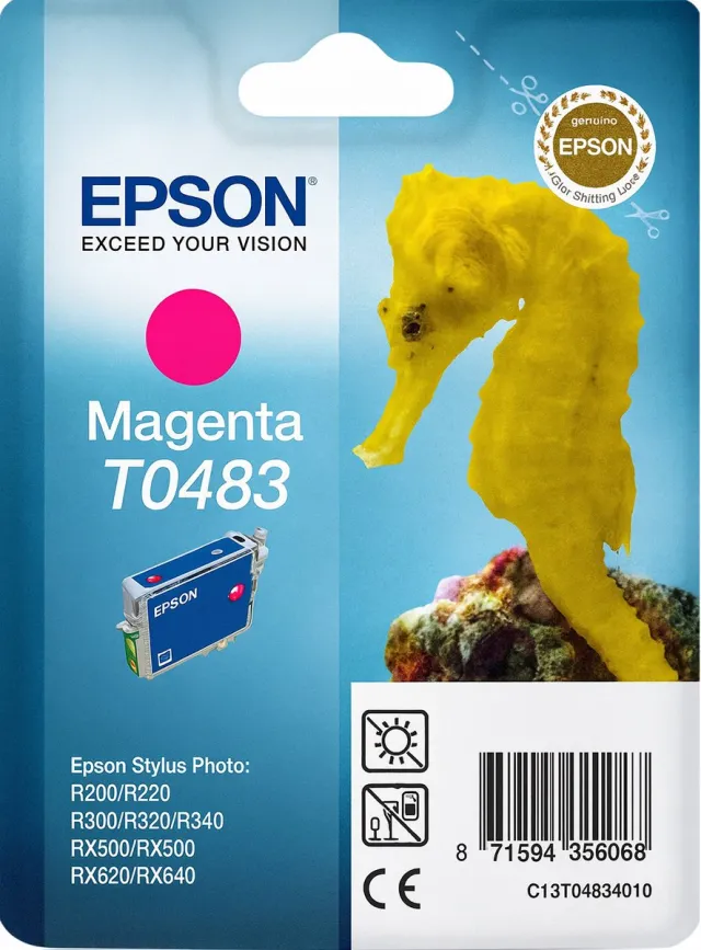 Epson T0483, Magenta (Zeepaardje)