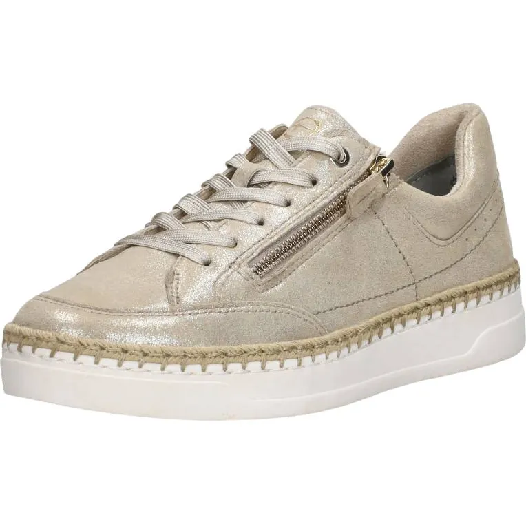 Tamaris veterschoenen laag goudkleur, foto 3