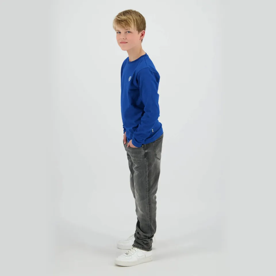 Raizzed longsleeve met backprint blauw, foto 4