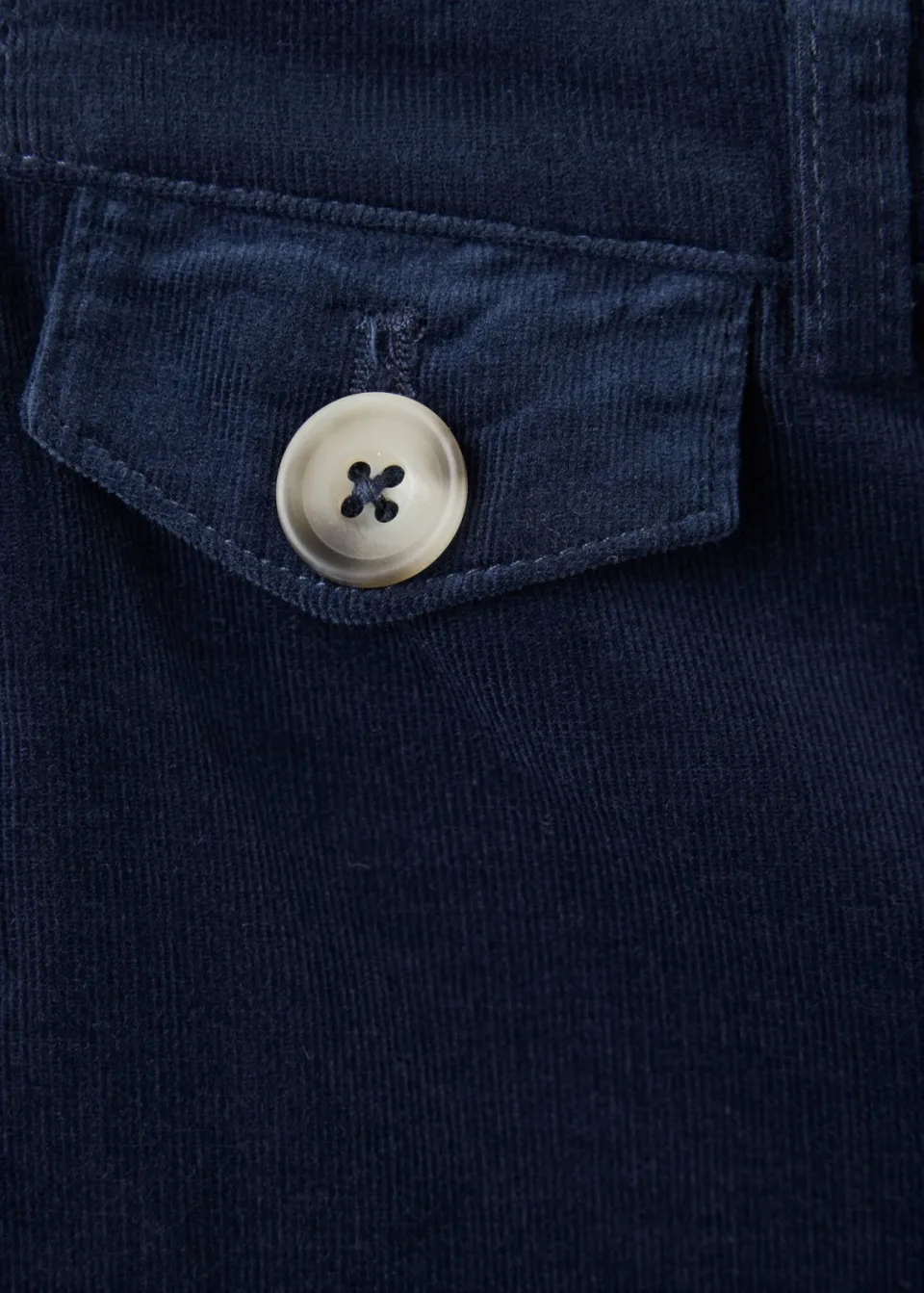 Mango Kids corduroy casual broek - donkerblauw, foto 4