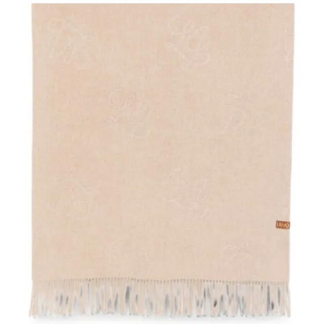 Liu Jo Logo sjaal beige