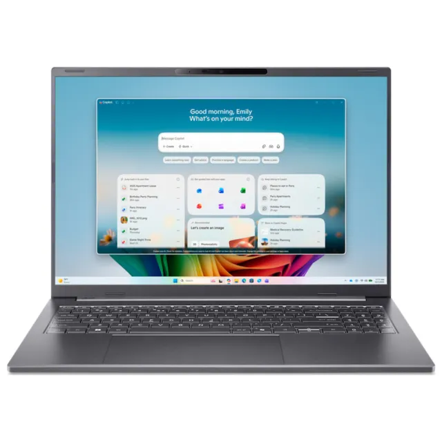 Acer Aspire 16 AI (A16-I71M-923E) -16 inch Laptop Grijs