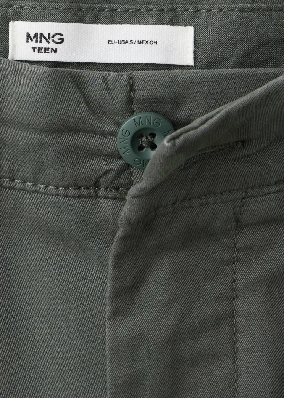 Mango Teen chino groen, foto 5