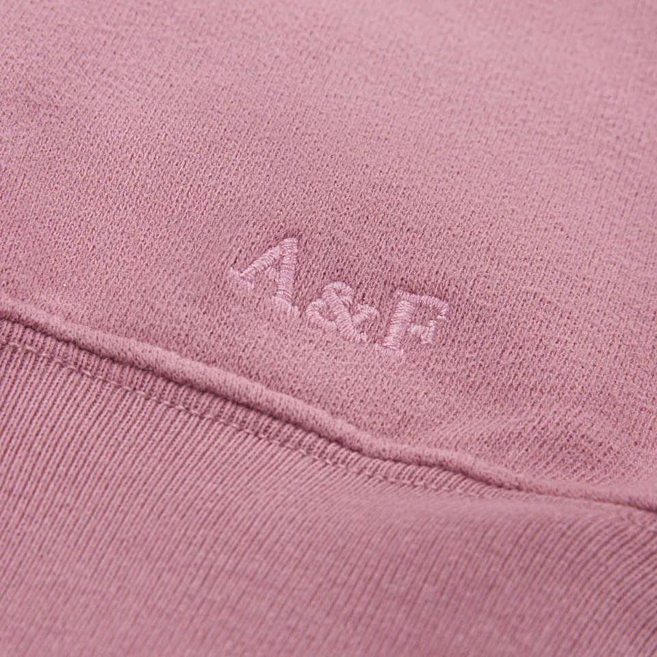 Abercrombie & Fitch fleecetrui roze, foto 5