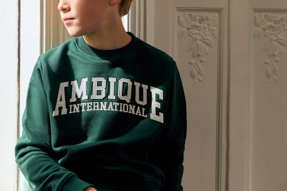 Ambique sweater donkergroen, foto 4