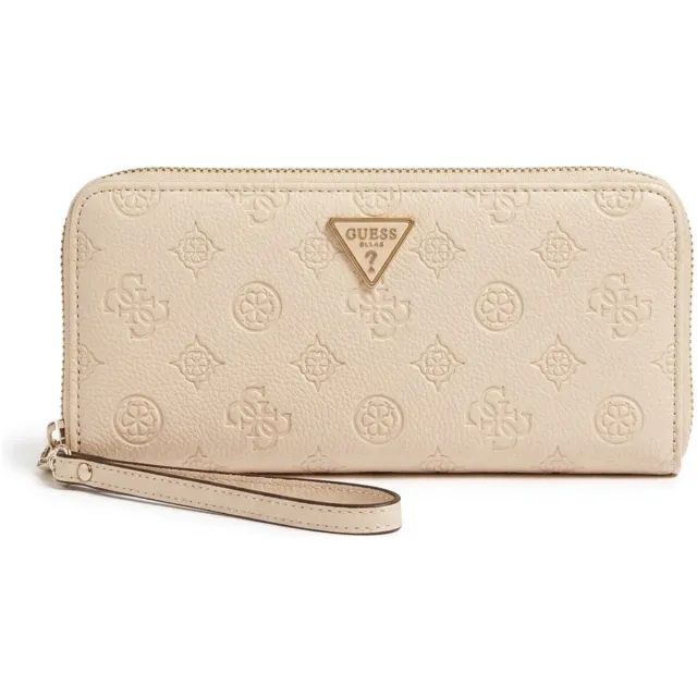 Guess Portemonnee in leerlook model 'BLAKE' beige
