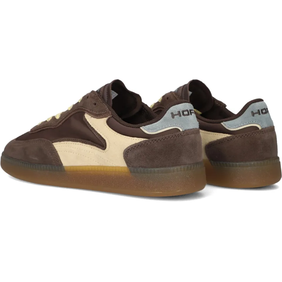 The Hoff Brand Park lage sneakers bruin, foto 3