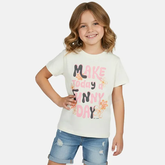 Cars Little Cars T-shirt wit Offwhite