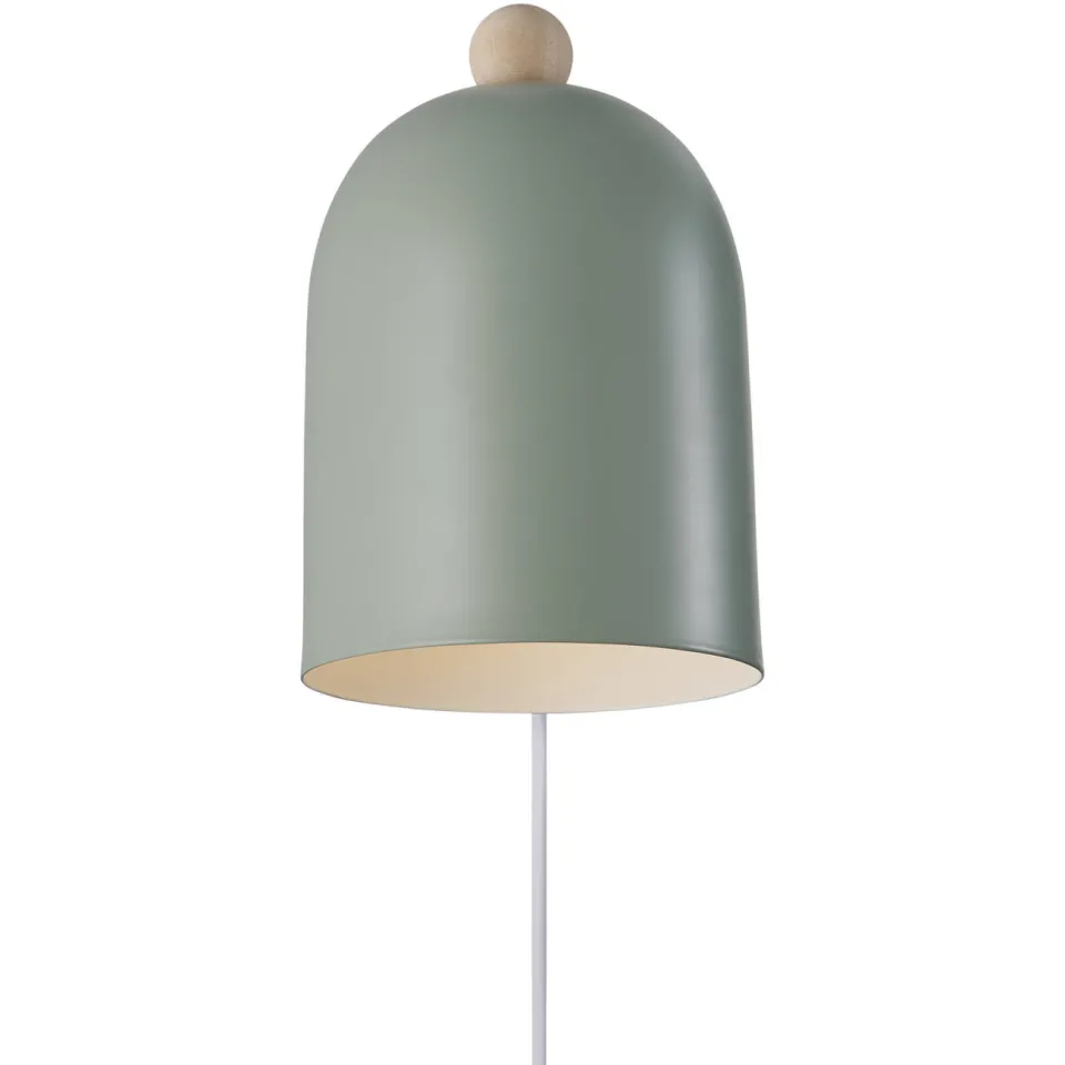 Nordlux Gaston wandlamp grijsgroen, foto 2