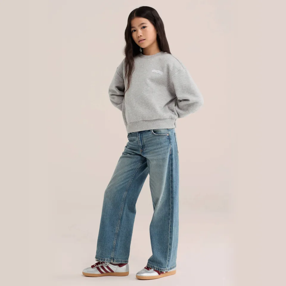 WE Fashion wide leg jeans - mediumblauw Medium blue denim