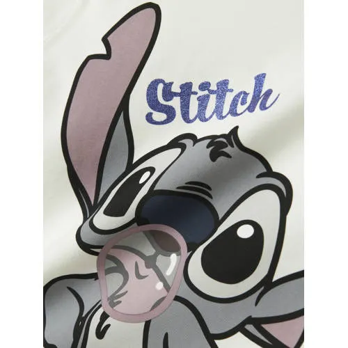 NAME IT Lilo & Stitch t-shirt wit meisjes, foto 4