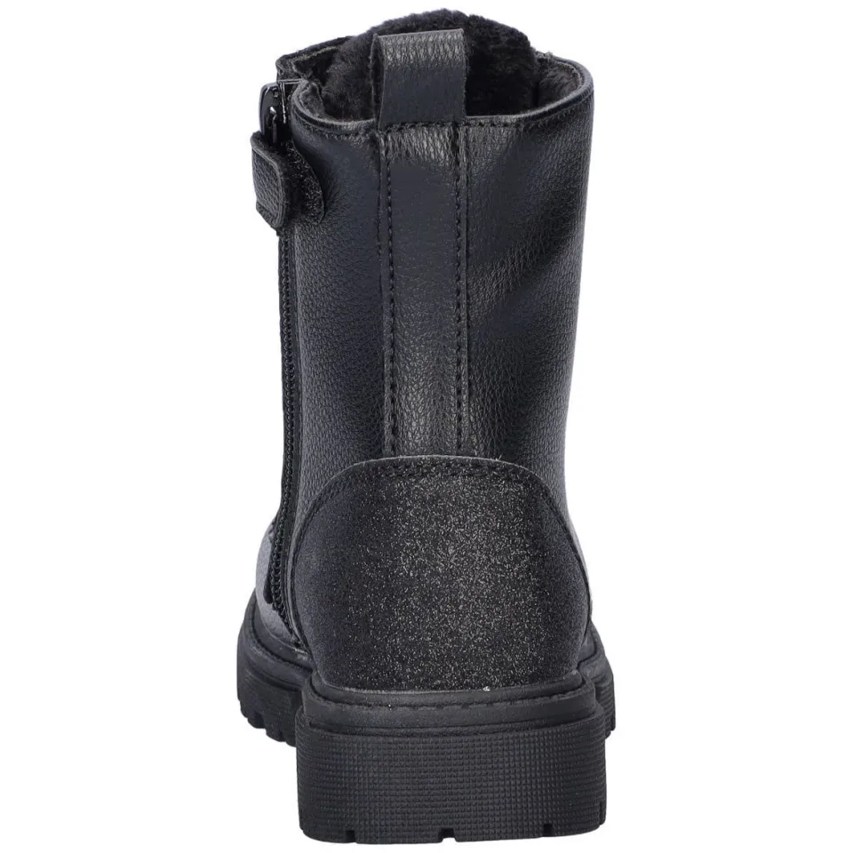 Nelson Kids enkelboots met profielzool - zwart, foto 2