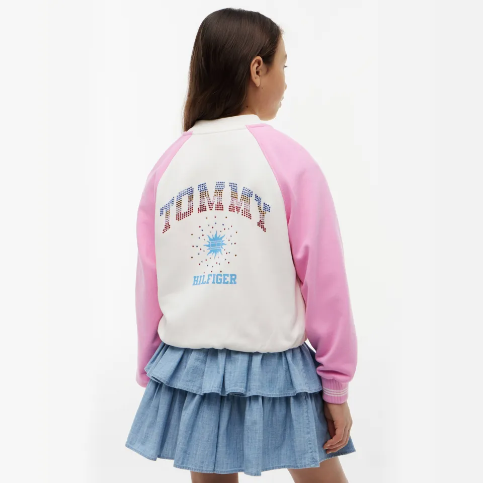 Tommy Hilfiger bomberjack roze, foto 3
