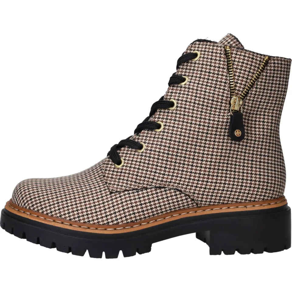 Rieker Veterboots Dames Beige, foto 6