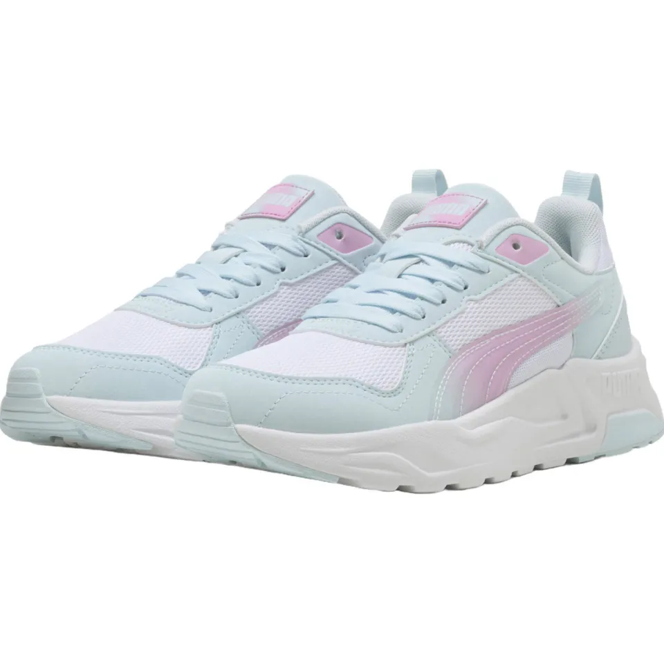 Puma Trinity mesh sneakers - wit/aqua, foto 3