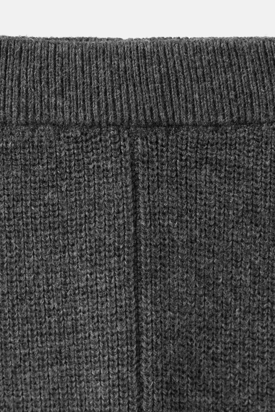 Mango gebreide broek antraciet, foto 6