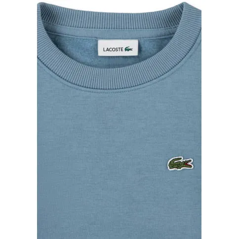 Lacoste fleece sweater met logo - blauw, foto 3