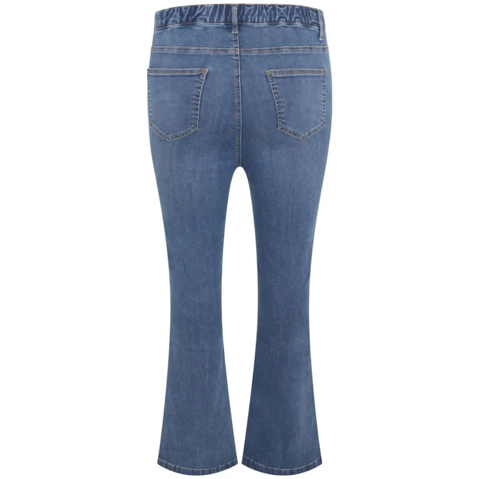 Yoek high waist bootcut jeans light denim, foto 2