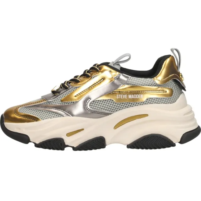 Steve Madden Possession chunky sneaker goud, foto 2