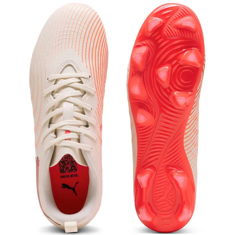 Puma Future 9 Play junior imitatieleren voetbalschoenen - beige/rood, foto 5