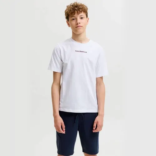 Jack & Jones t-shirt wit met backprint, foto 2