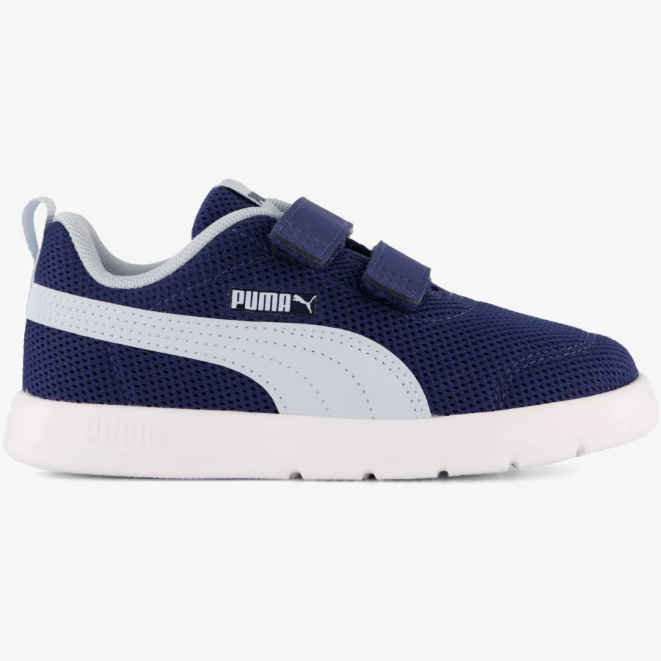 Puma Courtflex V3 Mesh donkerblauw Donkerblauw/lichtblauw