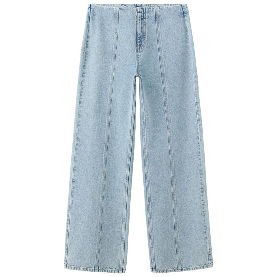 Mango TEEN wide leg jeans - lichtblauw, foto 2