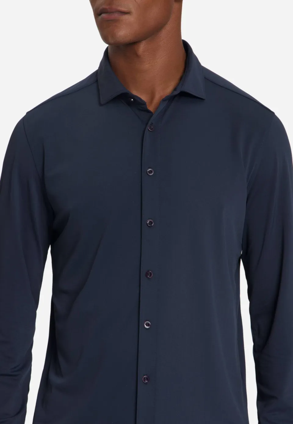 No Excess regular casual overhemd donkerblauw night, foto 5