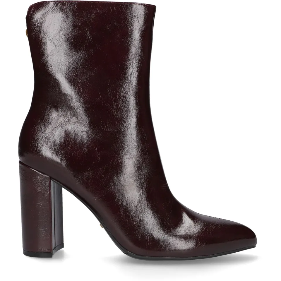 Mexx Vida Indy imitatieleren enkellaarzen met blokhak - bordeaux, foto 2
