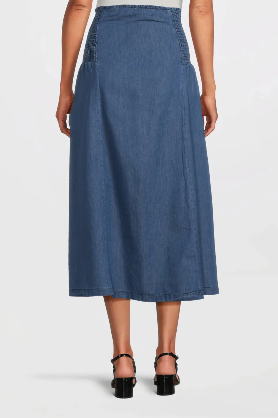 LOVE2WAIT zwangerschaps spijkerrok lichtblauw light blue denim, foto 3